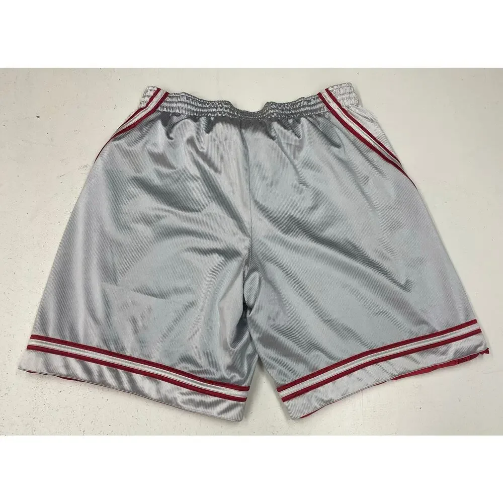 VTG Y2K Nike Silver Tag reversible silky baggy wide leg basketball shorts, XXL